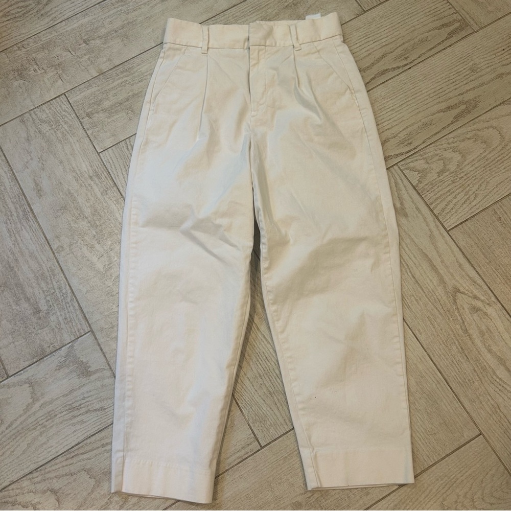 Banana Republic Women's High Waisted, Pleated Cropped Chinos